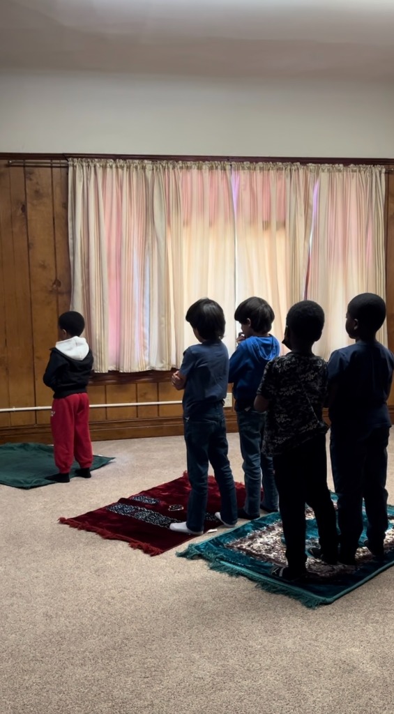 Children participating in the Masjid Al-Mumin weekend Islamic school